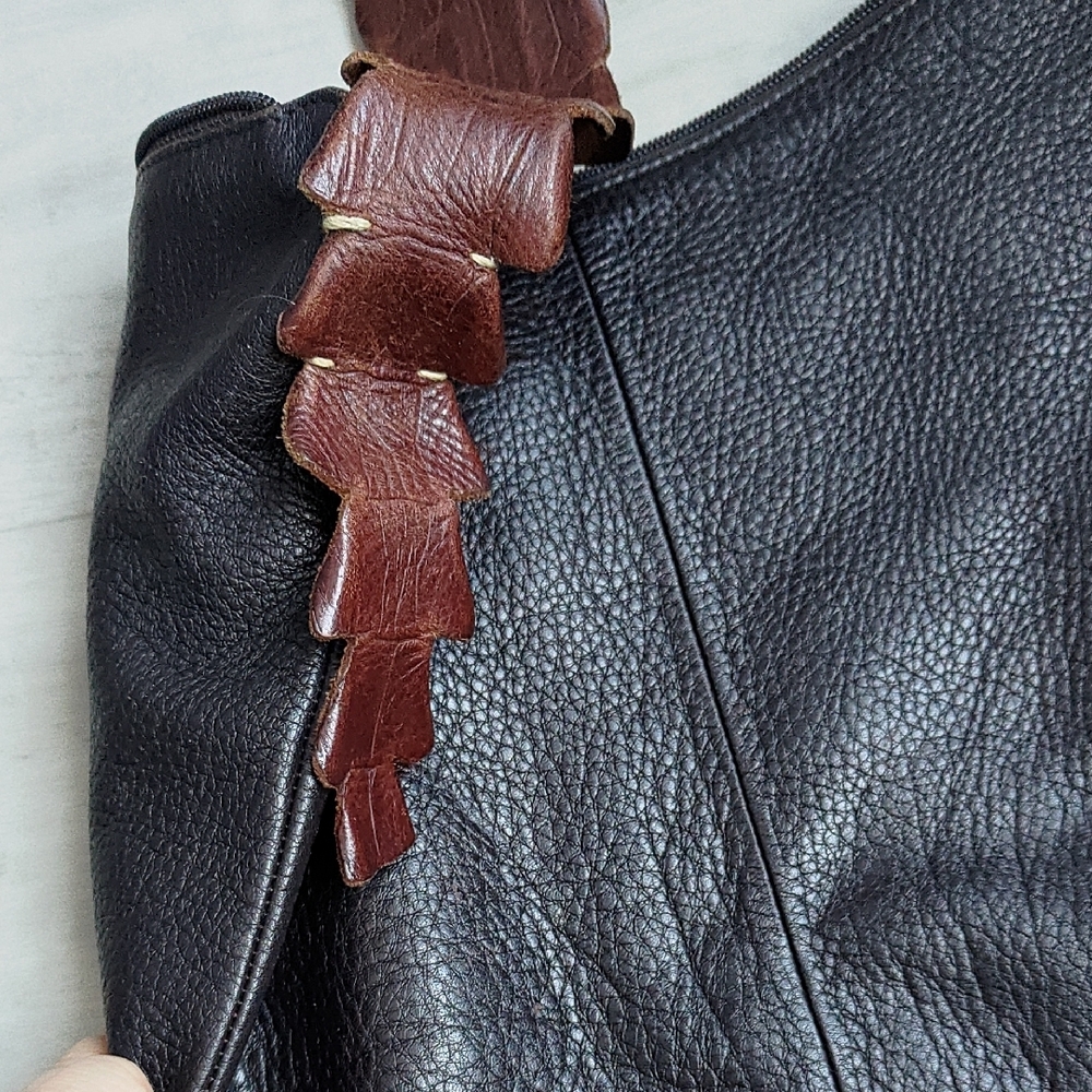 Mexx Brown Leather Bag - Picture 5 of 12